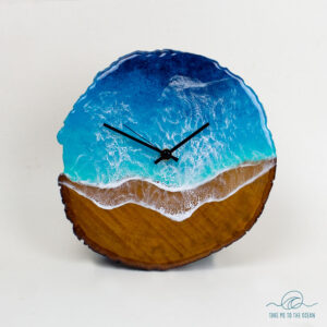 Ocean wall clock beach home wall decor