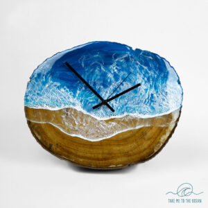 Ocean wall clock beach home wall decor