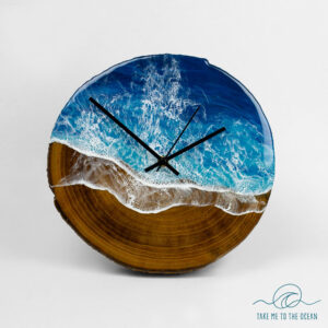 Ocean wall clock beach home wall decor